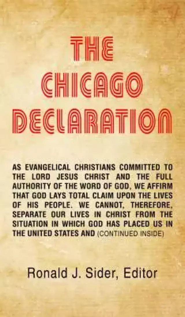 The Chicago Declaration