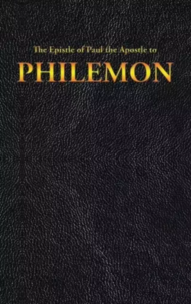 Epistle Of Paul The Apostle To Philemon