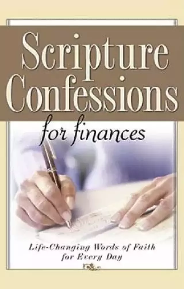 Scripture Confessions For Finances