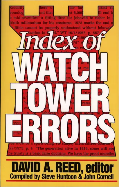 Index of Watchtower Errors 1879 to 1989 [eBook]