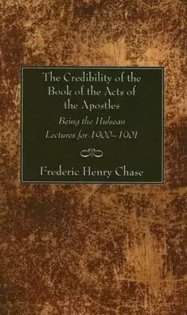 Credibility Of The Book Of The Acts Of The Apostles