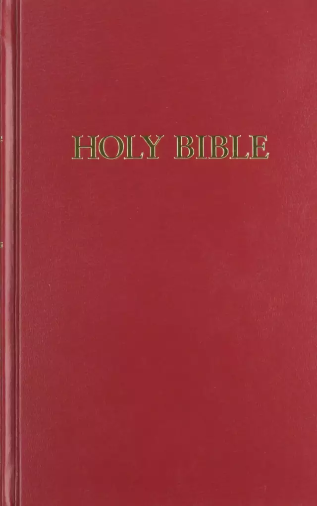 KJV Pew Bible: Red, Hardback