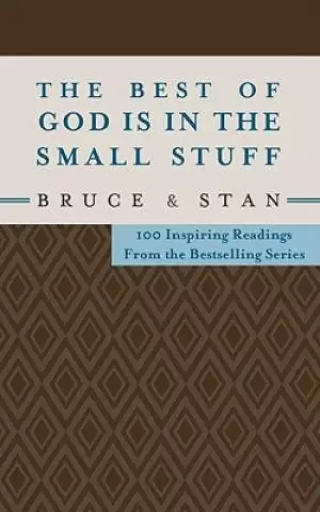 Best Of God Is In The Small Stuff