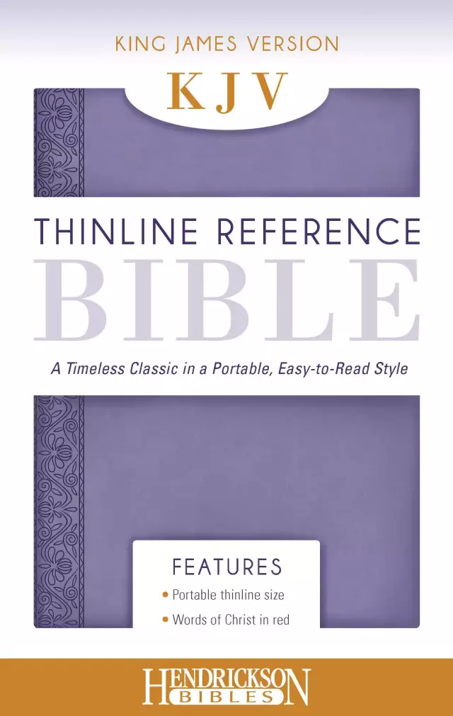 KJV Thinline Reference Bible Lilac