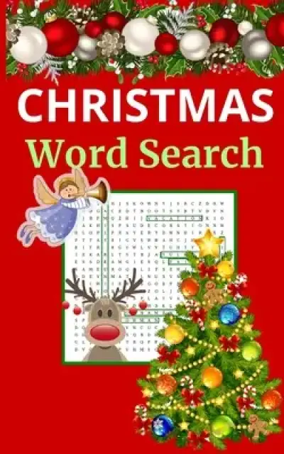 Christmas Word Search: Puzzle Book for Adults and Teens 5x8 Size