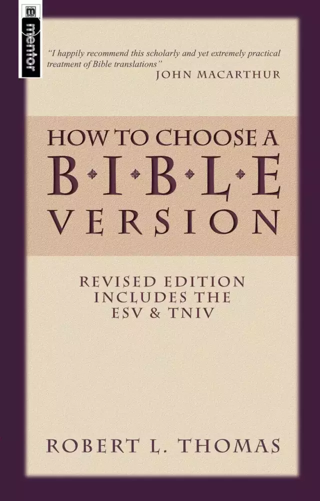 How to Choose a Bible version revised edition paperback