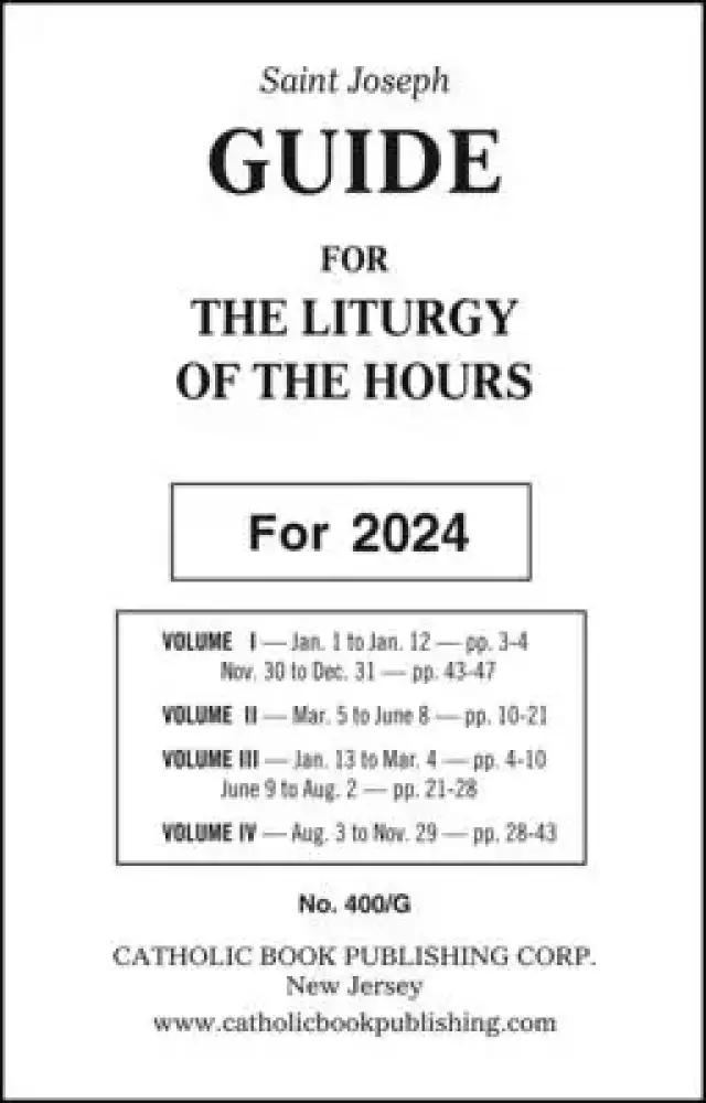 Liturgy of the Hours Guide 2024