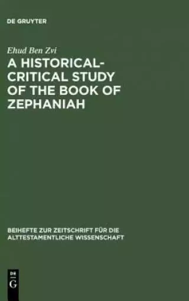 Historical-Critical Study of the Book of Zephaniah