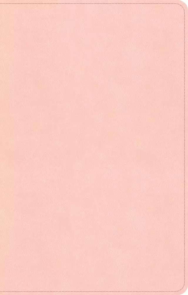 CSB Thinline Bible, Blush Pink SuedeSoft LeatherTouch