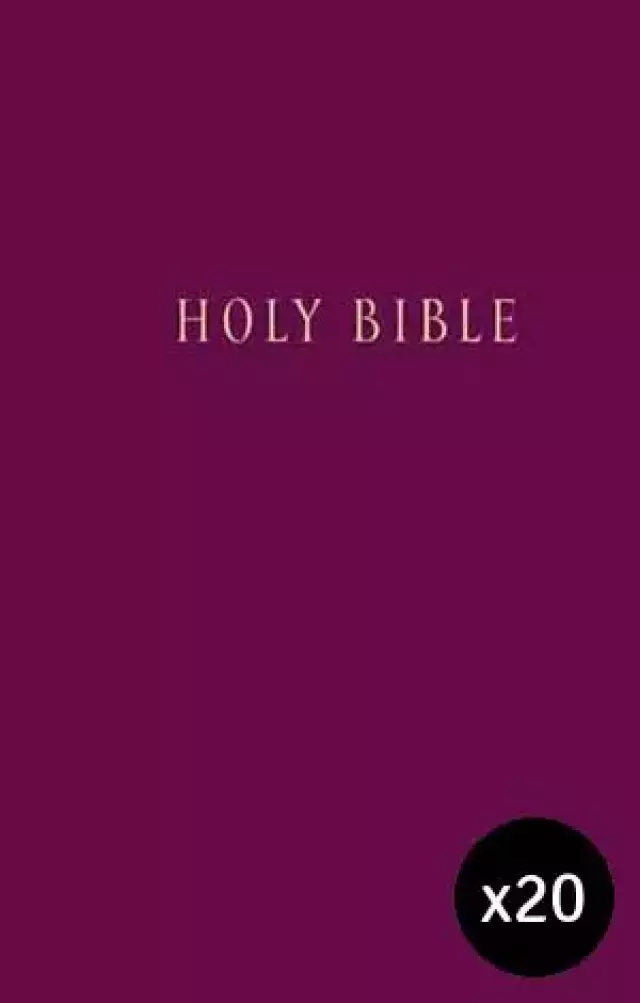 NLT Pew Bible Burgundy - Pack of 20