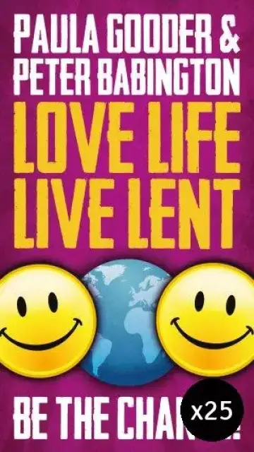 Love Life Live Lent Adult and Youth - Pack of 25