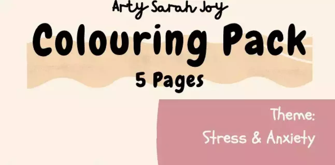 Anxiety and Stress Colouring Pack PDF download