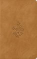 ESV Large Print Personal Size Bible, Red Letter (TruTone, Nubuck Caramel, Wildflower Design)