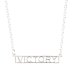 Necklace-Kingdom Words-Victory-Silver Plate