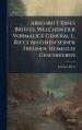 Abschrift Eines Briefes, Welchen Der Vormalige General L. Ricci An Einen Seiner Freunde Heimlich Geschrieben