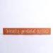 Thankful Grateful Bless Terra Cotta Wood Engraved Sign
