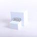 Badge Engraved Contemporary Deacon Silver Pin