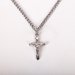 16" Sterling Silver Crucifix Necklace