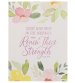 Renew Their Strength Yellow Floral Medium Notebook - Isaiah 40:31