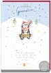Grandson Penguin Christmas Card