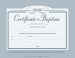 Certificate of Baptism (5.5" x 3.5") (Pack Of 6)