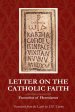 Letter on the Catholic Faith