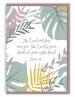 The Lord watches over you (Jungle Pink) - Greeting Card