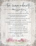 Wall Plaque-Timberland Art 11.75X15-Ten Commandments For Marriage