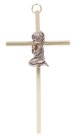 6" Baptism Wall Cross - Girl