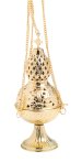 Golden Plated Thurible H 26 cm