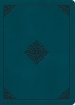 ESV Large Print Personal Size Bible, Red Letter (TruTone, Deep Teal, Ornament Design)