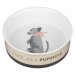 Ceramic Bowl Cool as a Pupsicle Large Taupe