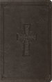ESV Thinline Bible, Red Letter (TruTone, Charcoal, Celtic Cross Design)