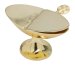 Gold Plated Boat with Spoon H 7 cm