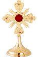 Gold Plated Reliquary H 22 cm