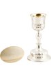 Silver Plated Chalice with Gold Plated Inside H 27 cm