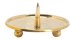 Polished Candlestick Plate with Thorn D 8 cm Inside