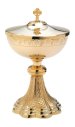 Golden Plated Ciborium H 24 cm