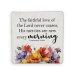 Set of 6 Wooden Coasters – "The Faithful Love of the Lord Never Ceases" (Lamentations 3:22–23)