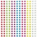 Crystal Glitter Stick-on Stars (Pack of 280)