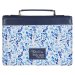 XXL Trust Blue Floral Fashion Bible Cover - Prov. 3:5