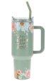 He Restores My Soul 40 oz Stainless Steel Travel Tumbler - Psalm 23:3