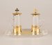 Gilt Finish Cruet Set
