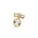 Badge Fancy Round Usher Shaking Hands Magnet