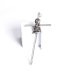 6" Silver Baptism Boy Wall Cross
