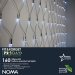 160 LEDFit and Forget White Multifunction net lights - battery
