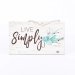 Live Simply Wood Wall Decor with Rope