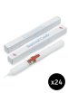 Pack of 24 Baptismal Candles 9 inch x 7/8 inch (Boxed)