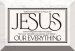 Glass Plaque-When We Choose Jesus (6 x 4)