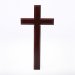10" Cherry Finish Pine Wall Cross